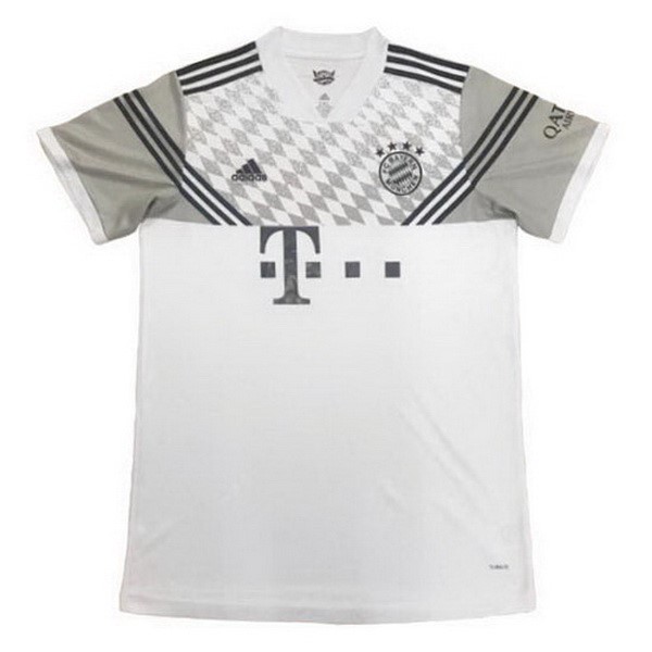 Camiseta Bayern Munich Replica Segunda Ropa 2020/21 Blanco